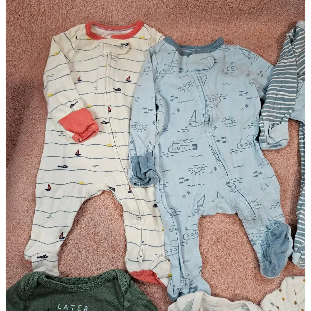 Baby Newborn Infant Clothing Bundle Mixed Assorted Pieces